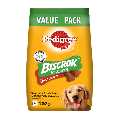 Pedigree Biscrok Biscuits In Lamb Flavour 900g